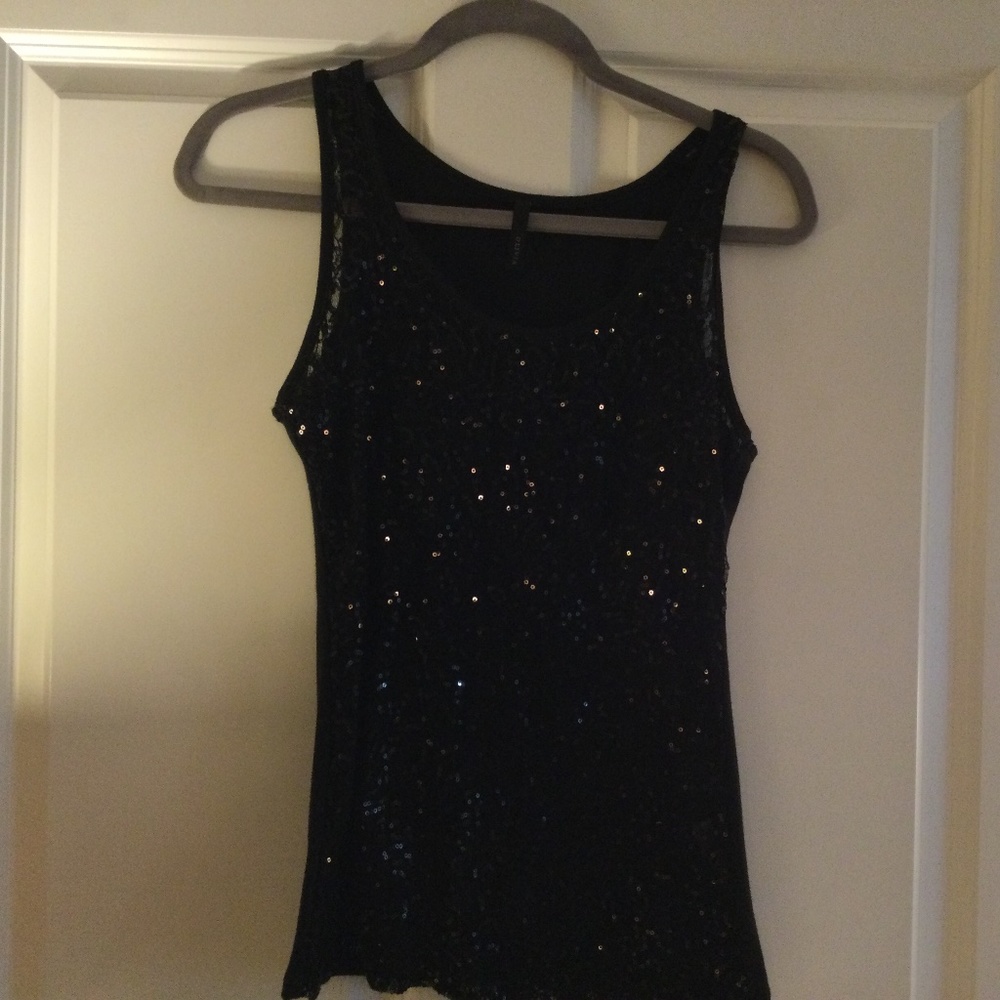 Sparkly fancy tank top